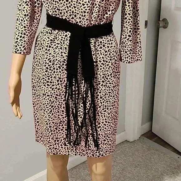 Donna Morgan leopard print vintage dress - Picture 4 of 6